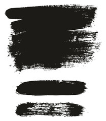 Paint Brush Background & Lines High Detail Abstract Vector Background Mix Set 37