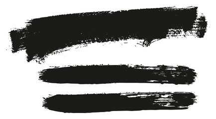 Paint Brush Background & Lines High Detail Abstract Vector Background Mix Set 29