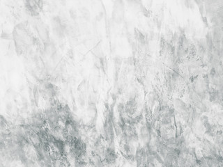 The old cement plaster wall background in black and white
