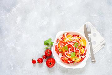 Fresh tomato salad