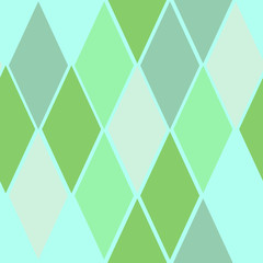 green abstract geometric seamless pattern