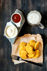 Crispy chicken nuggets