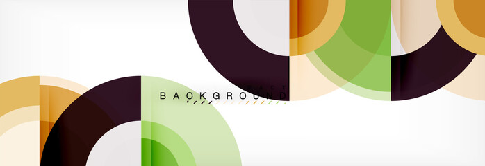 Obraz premium Vector circular abstract background