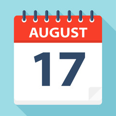 August 17 - Calendar Icon