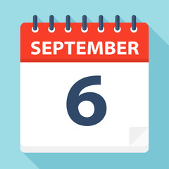 September 6 - Calendar Icon