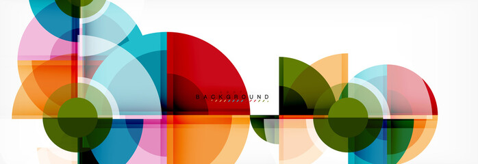 Circle abstract background