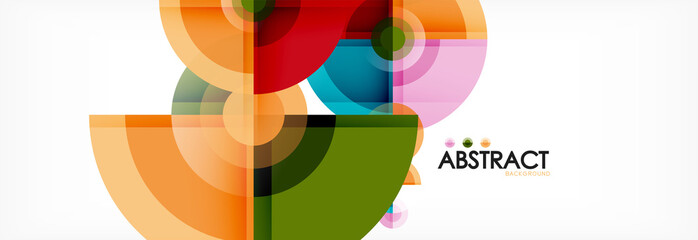 Circle abstract background