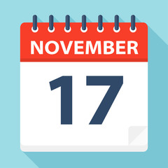 November 17 - Calendar Icon