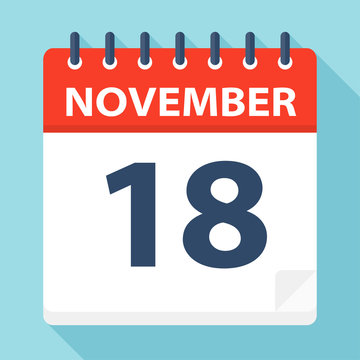 November 18 - Calendar Icon