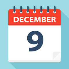 December 9 - Calendar Icon