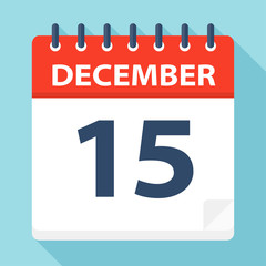December 15 - Calendar Icon