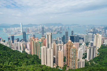 Fototapeta na wymiar Hongkong city scene