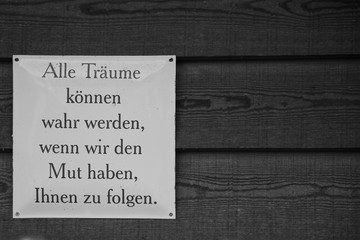 Gut gemeinte Worte  