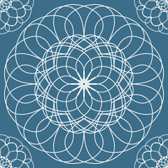 Vector seamless geometric pattern, background for design.