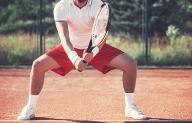 Tennis player. Sport, recreation concept