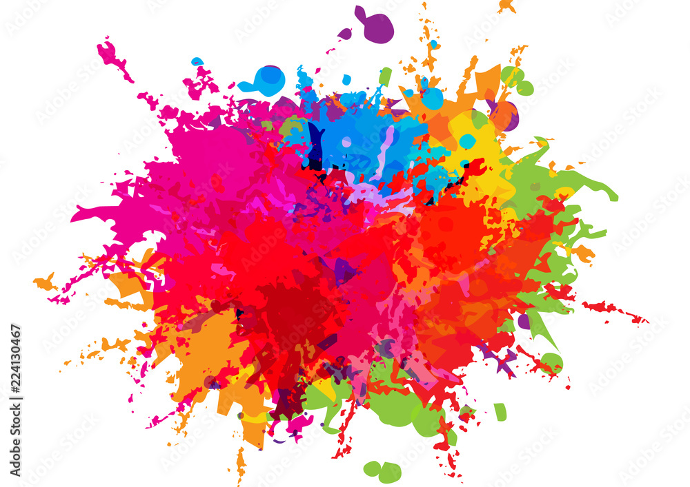Poster abstract vector color background design. illustration vector design