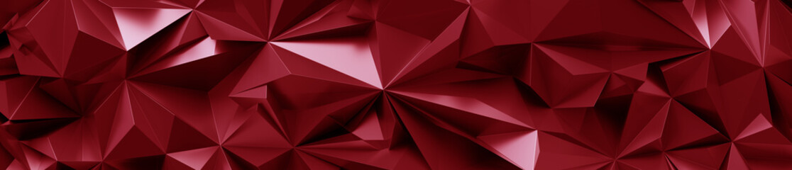 Obraz premium Kırmızı Piramit Şekiller