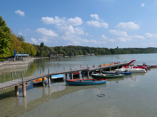 Naklejka premium Stegen am Ammersee