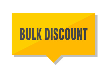 bulk discount price tag