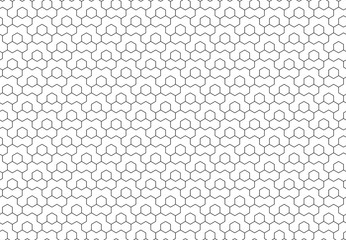 Seamless background for your designs. Modern vector ornament. Geometric abstract black and white pattern