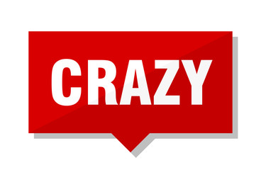 crazy red tag