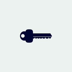 key icon, vector illustration. flat icon