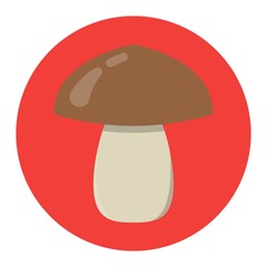 Mushroom flat icon