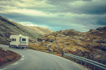 Camper on the Scenic Route