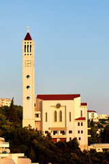 Fototapeta premium Crkva svetog Ivana: Catholic church in Neum, Bosnia and Herzegovina
