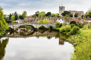 Fototapeta na wymiar Aylesford, Maidstone, Kent and the River Medway