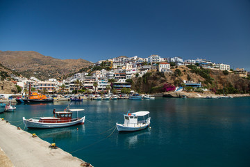Fototapeta na wymiar Coastal village in Crete