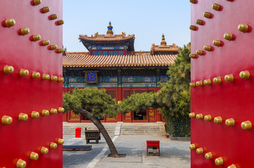 Lama Yonghe Temple in Beijing China