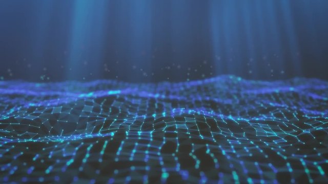 abstract grid animation