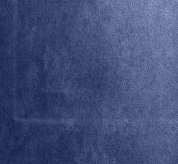 texture of a blue fragment of a leather background
