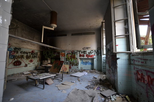 ex manicomio di mombello, luoghi abbandonati, italia
