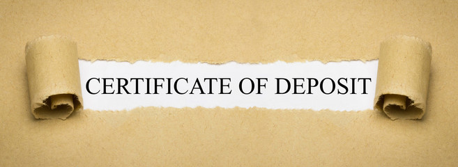 Certificate od deposit