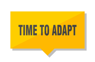 time to adapt price tag