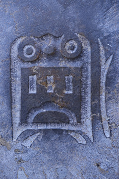 Engravings china temple