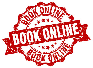 Obraz premium book online stamp. sign. seal