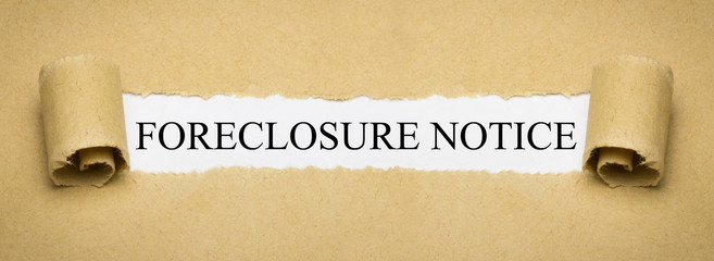 Foreclosure notice