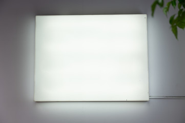 Obraz premium large billboard. black advertising led board empty space for text.