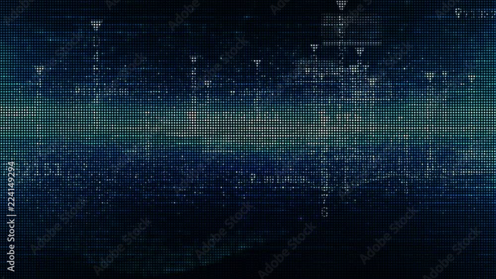Aufkleber hi-tech digital and information motion graphics abstract background blue color