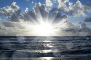 sunrise at the beach