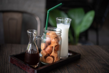 milk tea cube new type.