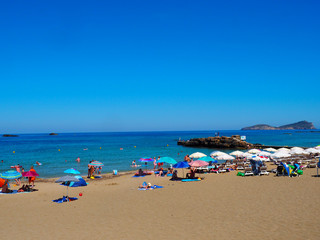 Fototapeta na wymiar Ibiza - Playa de Figueral