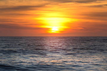 seaside sundown background