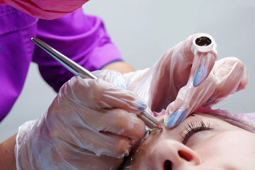 permanent make-up, tool for microblading