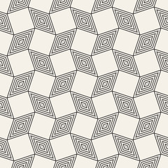 Vector seamless pattern. Modern stylish abstract texture. Repeating geometric tiles..