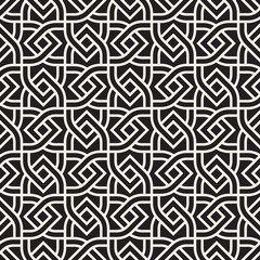 Vector seamless pattern. Modern stylish abstract texture. Repeating geometric tiles..