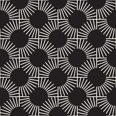 Vector seamless pattern. Modern stylish abstract texture. Repeating geometric tiles..